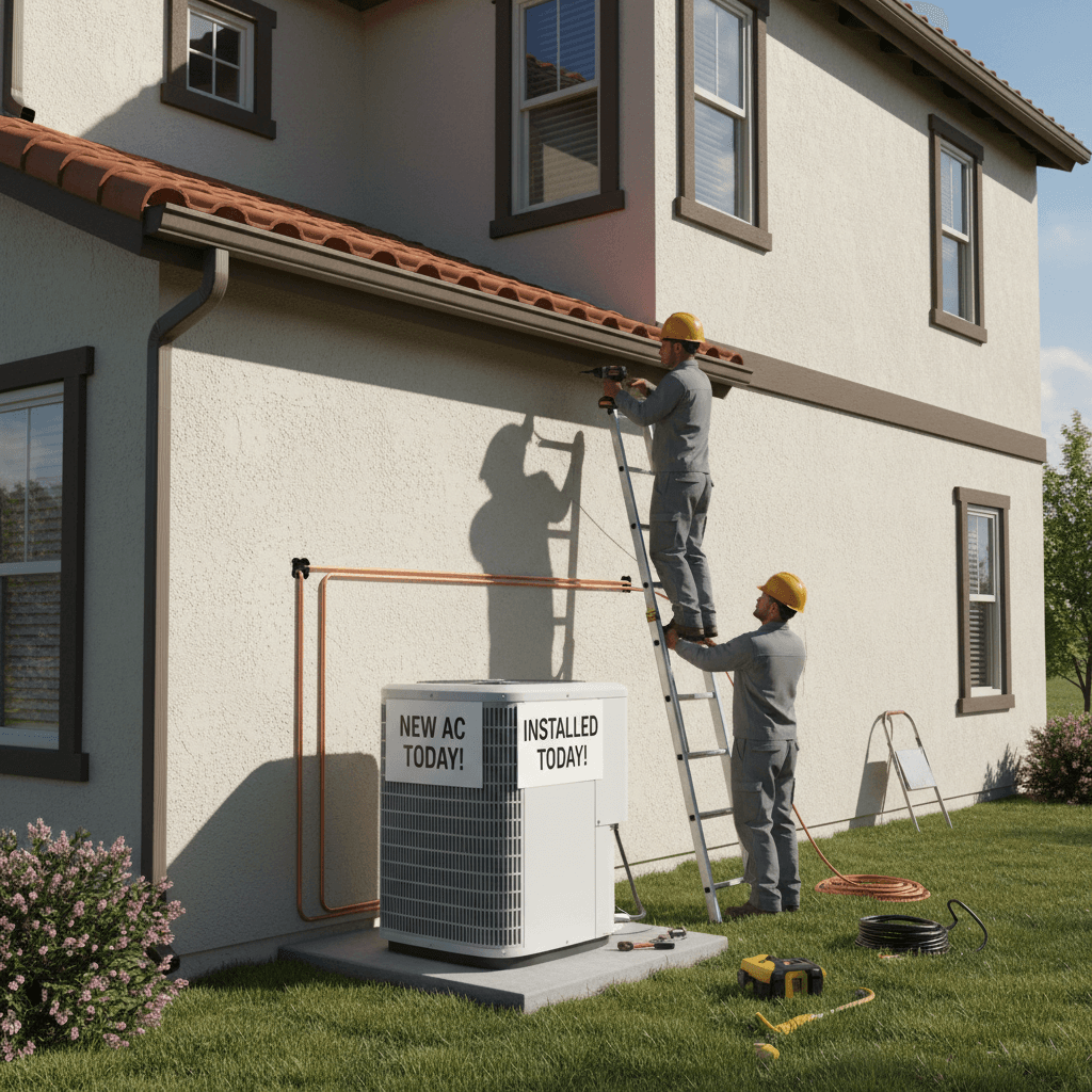 HVAC system installation