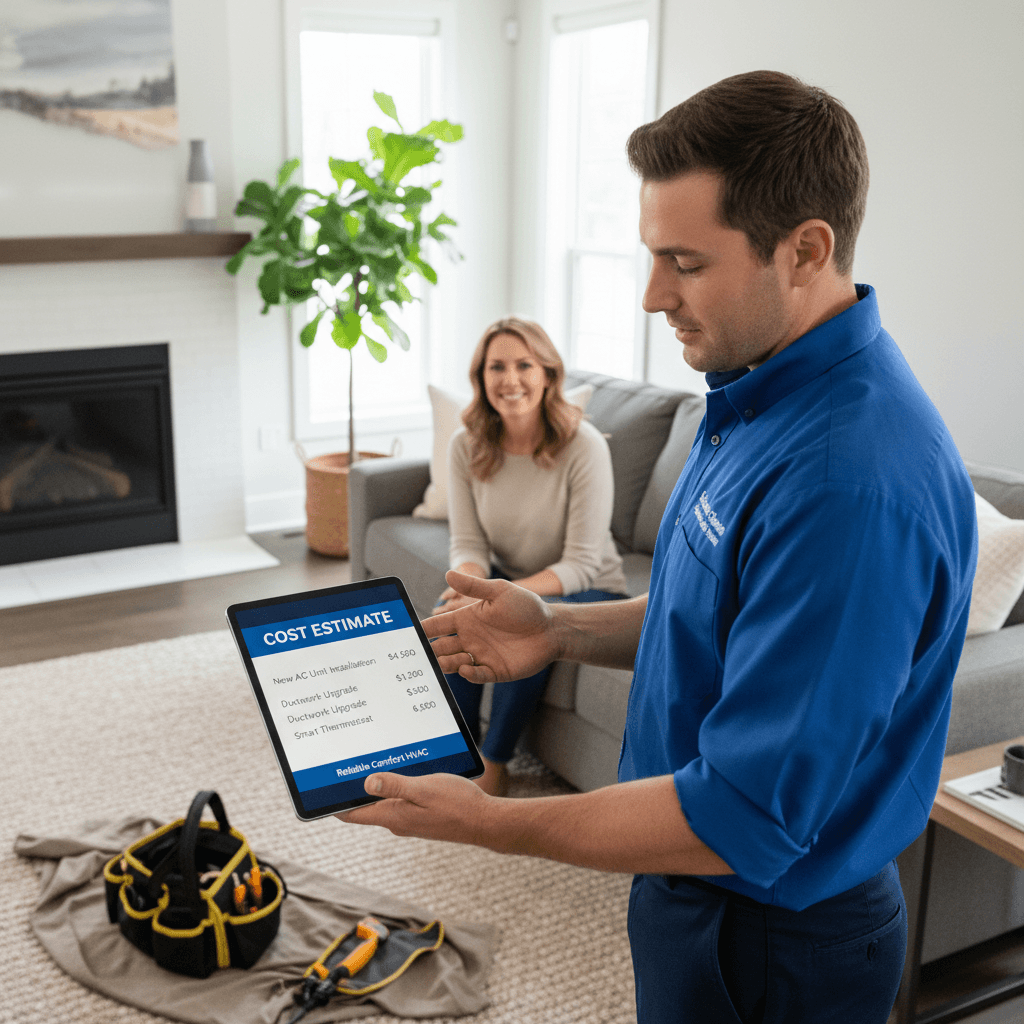 Transparent HVAC pricing