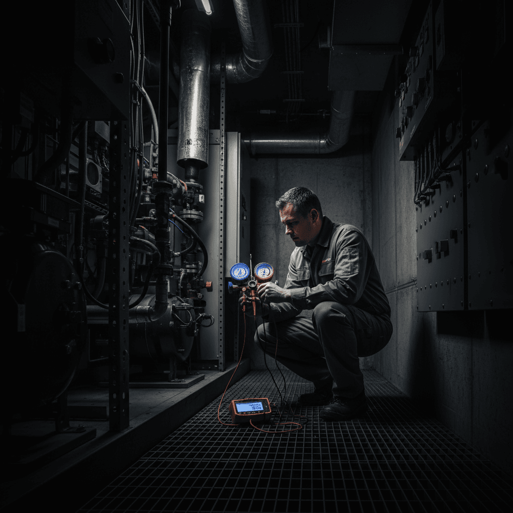 HVAC diagnostic testing and system evaluation